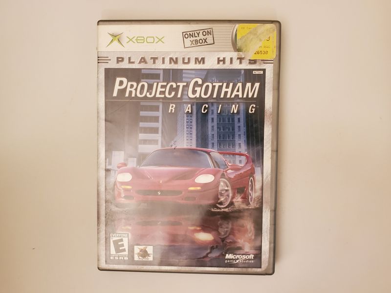 Microsoft Xbox Project Gotham Racing Platinum Hits video game
