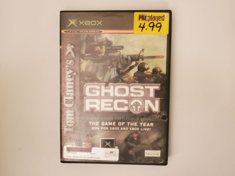 Microsoft Xbox Tom Clancy's Ghost Recon, The Game of the Year video game