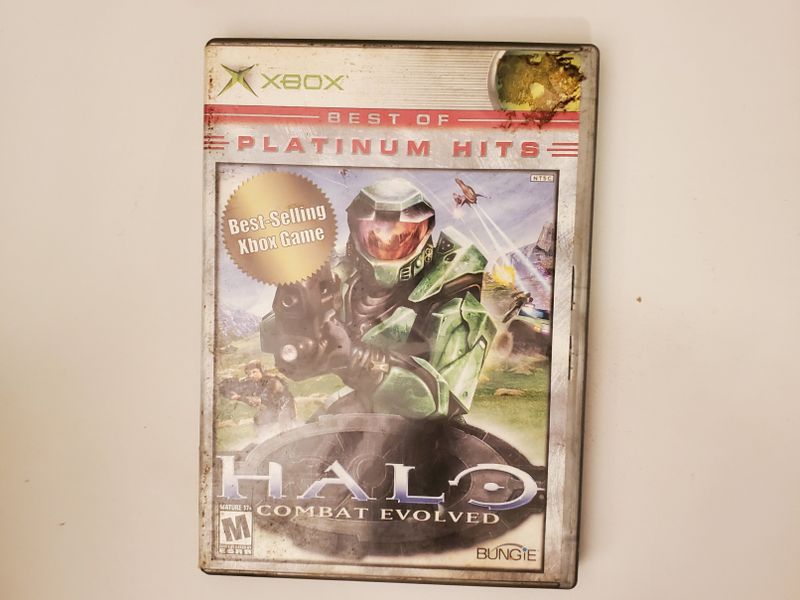 Microsoft Xbox Halo Combat Evolved Platinum Hits video game