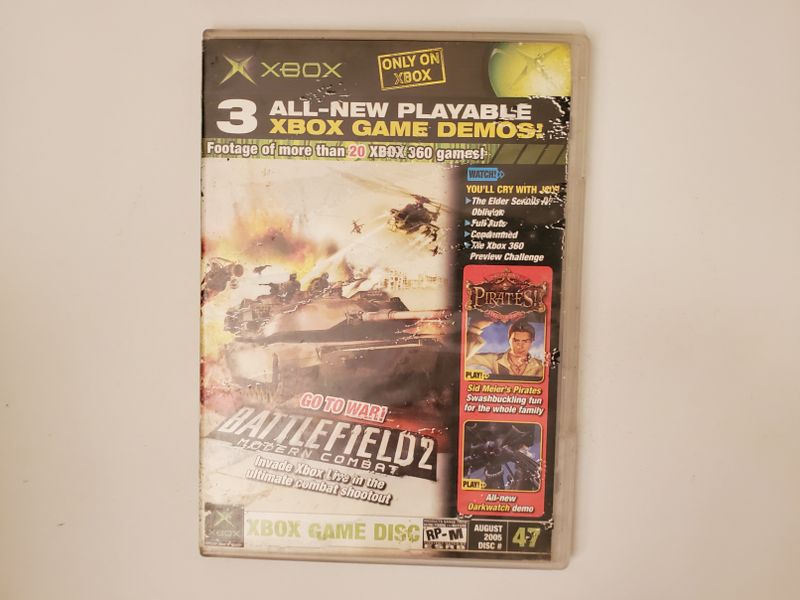 Microsoft Xbox Official Xbox Magazine Demo Disc (August 2005, Disc #47) video game