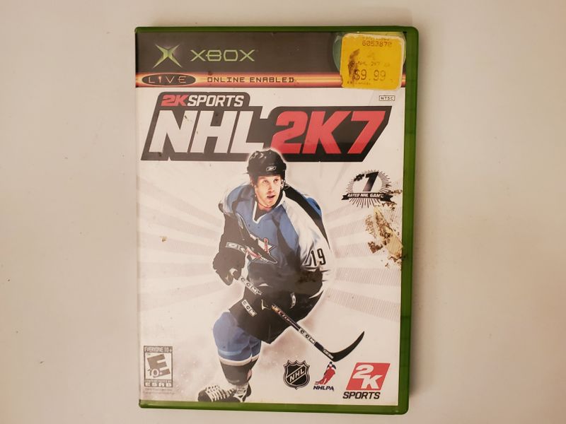 Microsoft Xbox NHL 2K7 video game