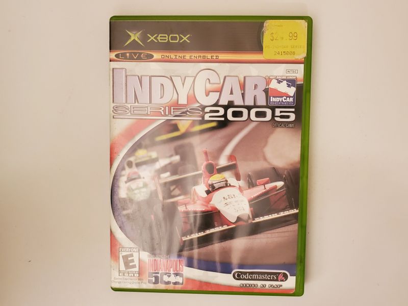 Microsoft Xbox Indy Car Series 2005 video game