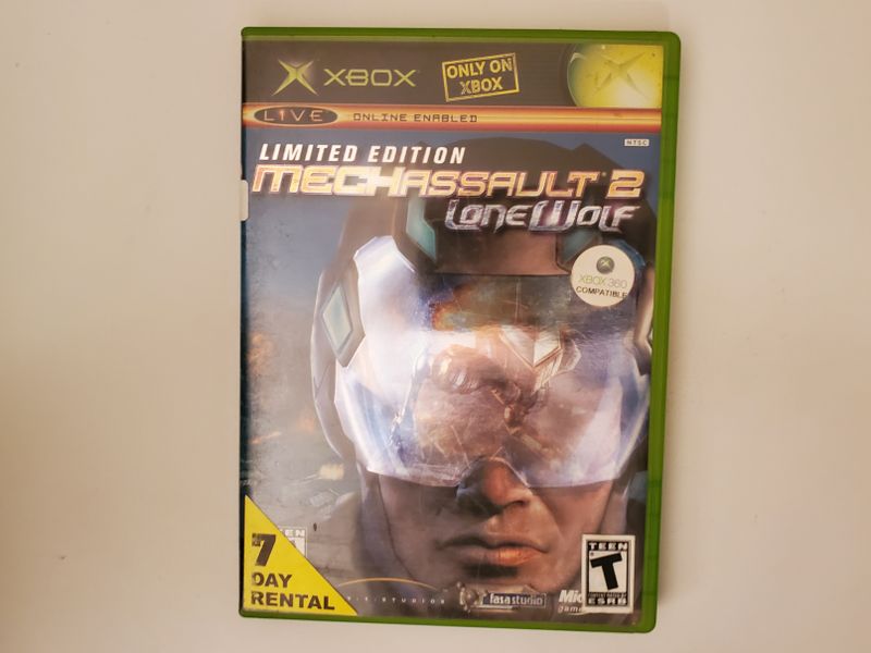 Microsoft Xbox Mech Assault 2 Lone Wolf Limited Edition video game