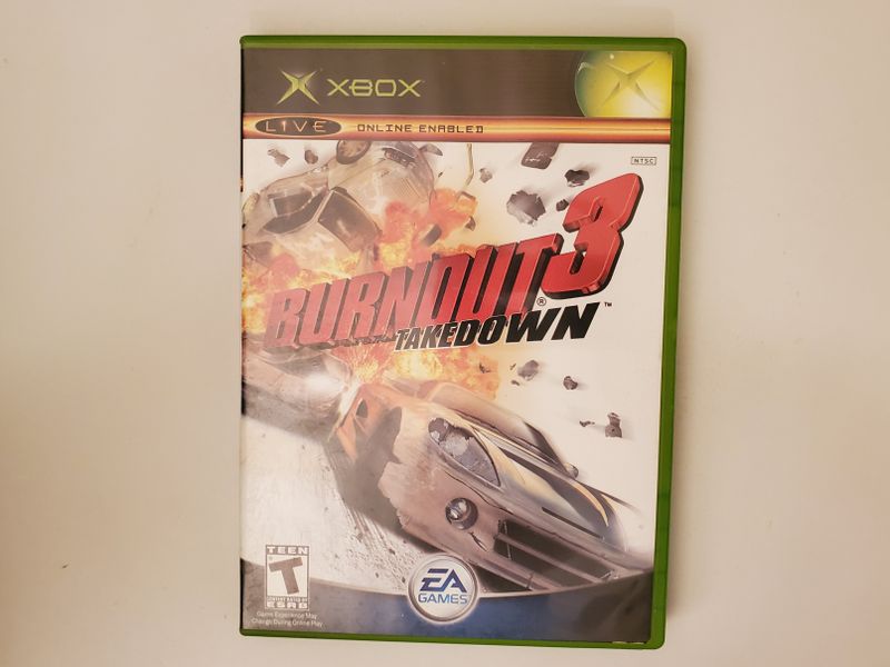 Microsoft Xbox Burnout 3 Takedown video game