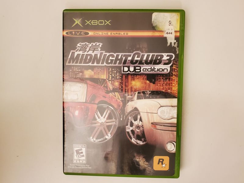 Microsoft Xbox Midnight Club 3 DUB Edition video game
