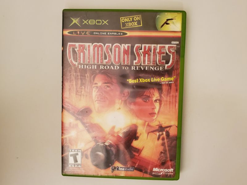 Microsoft Xbox Crimson Skies High Road to Revenge video game