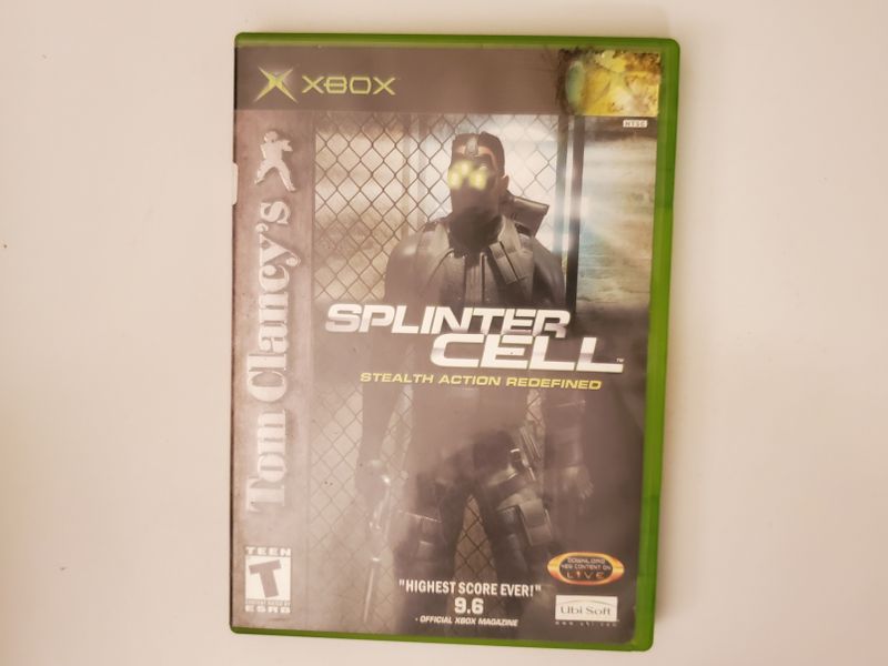 Microsoft Xbox Tom Clancy's Splinter Cell video game