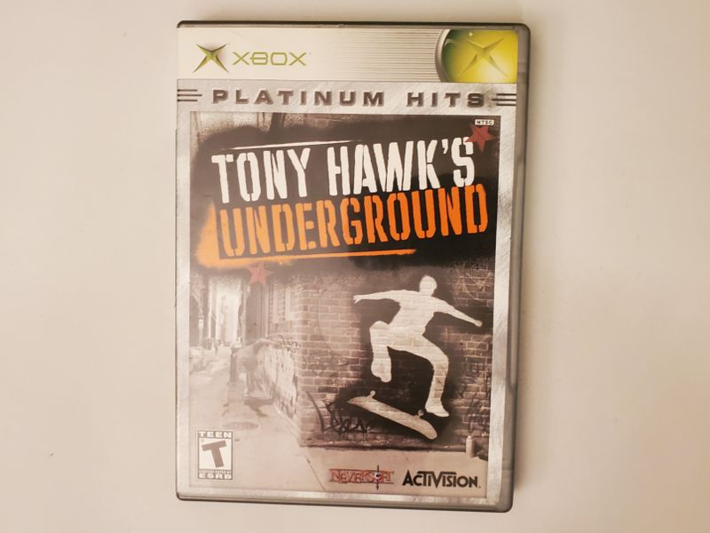 Microsoft Xbox Tony Hawk's Underground Platinum Hits video game
