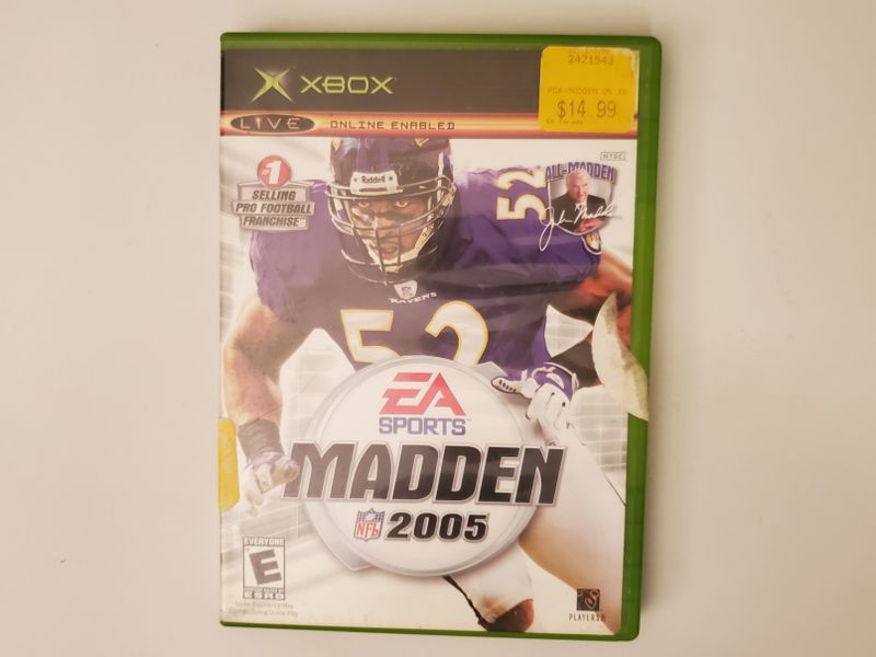 Microsoft Xbox Madden NFL 2005 video game