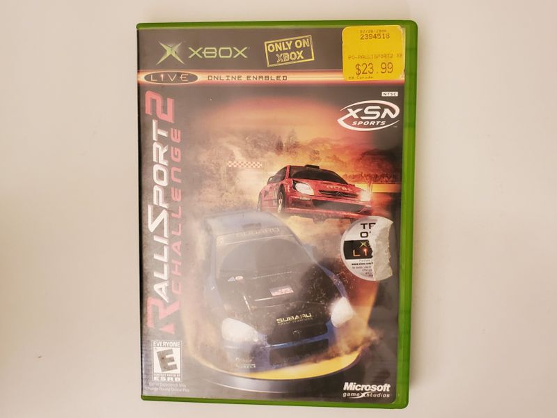 Microsoft Xbox Rallisport Challenge 2 video game