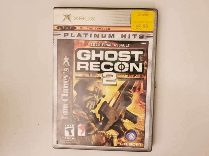 Microsoft Xbox Tom Clancy's Ghost Recon 2: 2011: Final Assault - Platinum Hits video game