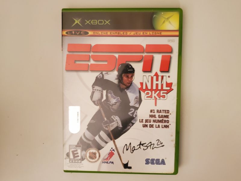 Microsoft Xbox ESPN NHL 2K5 video game