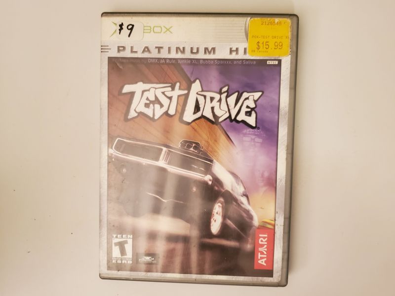 Microsoft Xbox Test Drive Platinum Hits video game