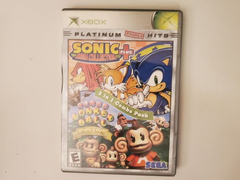 Microsoft Xbox Sonic Mega Collection Plus / Super Monkey Ball Deluxe (Platinum Family Hits) video game