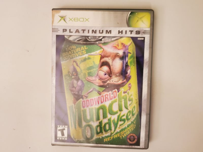 Microsoft Xbox Oddworld Munch's Oddysee Platinum Hits video game