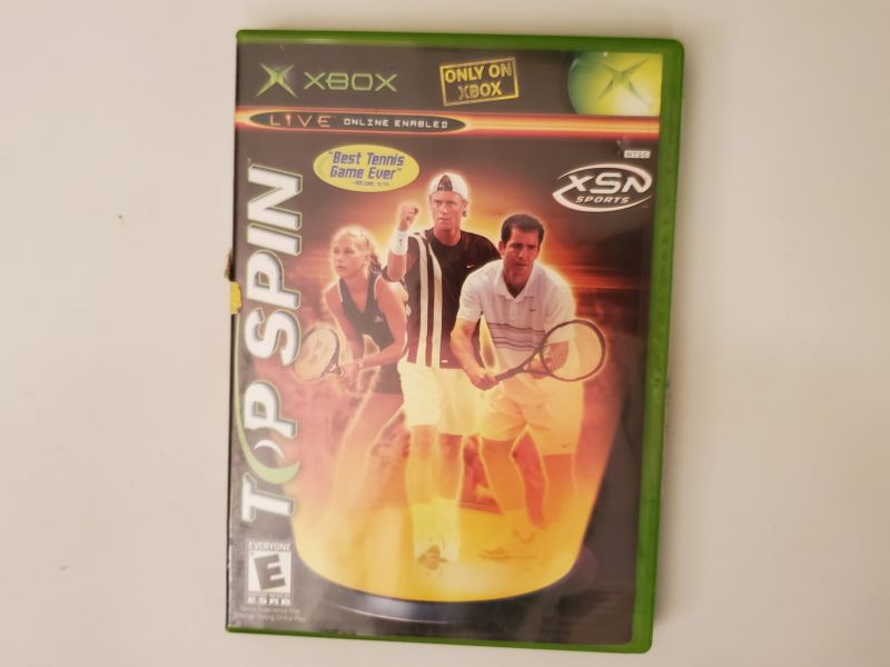 Microsoft Xbox Top Spin video game