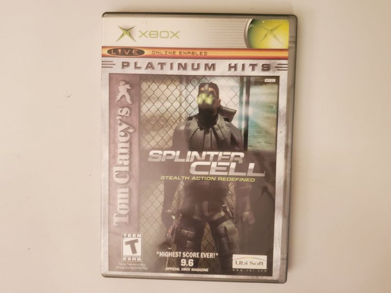 Microsoft Xbox Tom Clancy's Splinter Cell: Platinum Hits video game