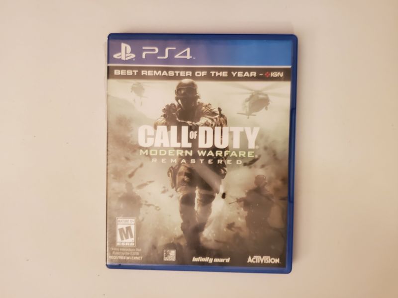 Sony PlayStation 4 Call of Duty: Modern Warfare Remastered video game