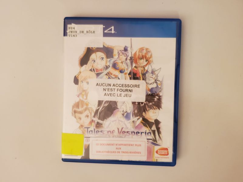 Sony PlayStation 4 Tales of Vesperia: Definitive Edition video game