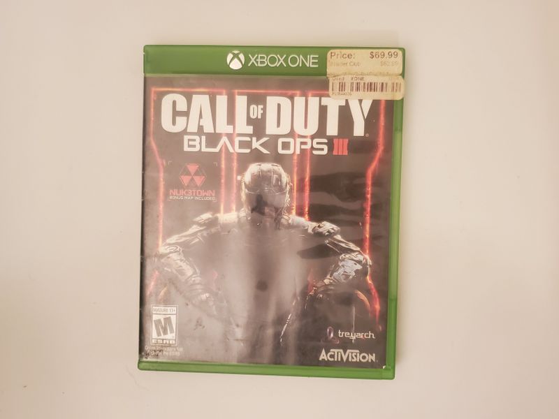 Microsoft Xbox One Call of Duty Black Ops III video game