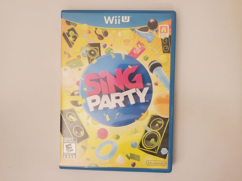Nintendo Wii U Sing Party video game