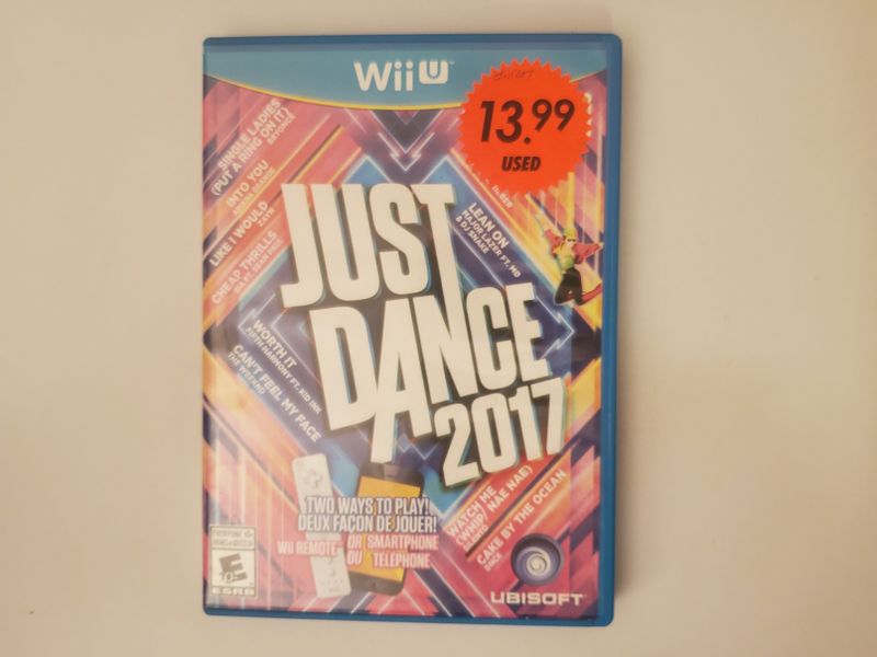 Nintendo Wii U Just Dance 2017 video game