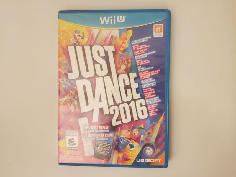 Nintendo Wii U Just Dance 2016 video game