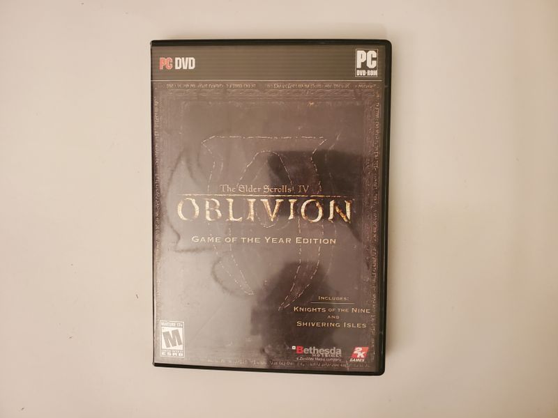 PC The Elder Scrolls IV Oblivion Game of the year edition video game