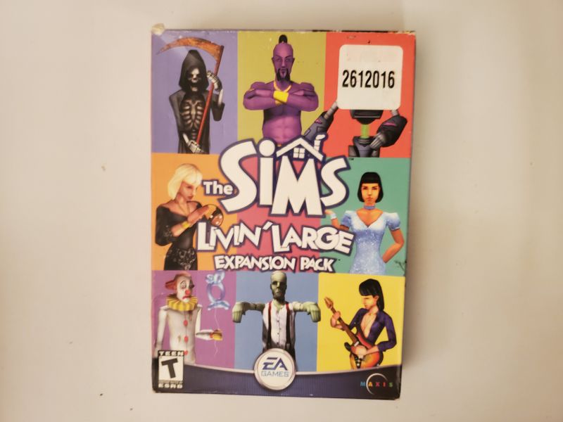 PC The Sims Livin' Large Expansion Pack video game