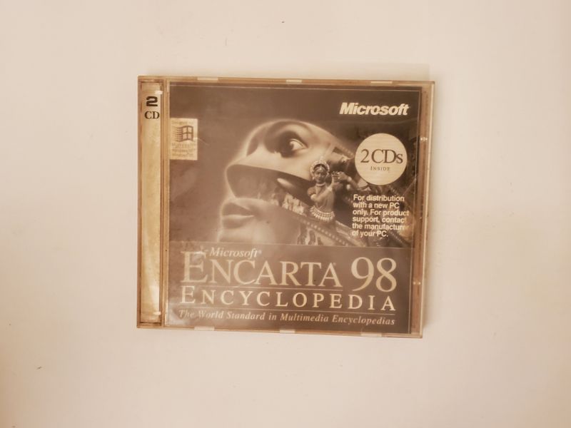 PC Microsoft Encarta 98 Encyclopedia (2 CD edition) video game