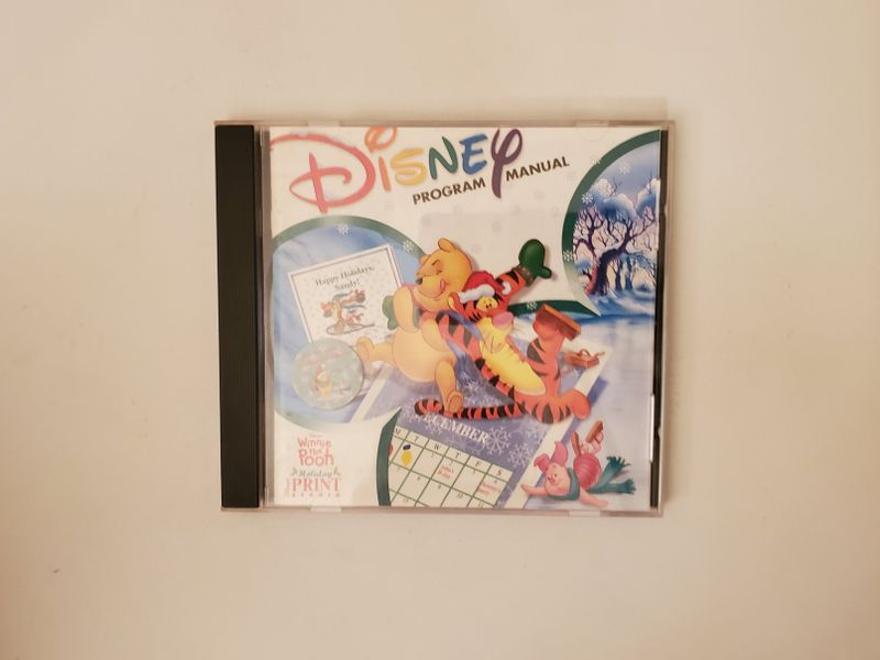 PC Disney's Winnie the Pooh Wonderful Winter of Words: Print Kit (Program Manual) video game