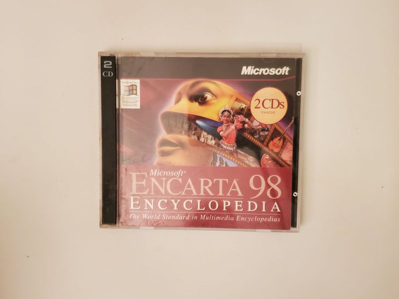 PC Microsoft Encarta 98 Encyclopedia (2 CD Edition) video game