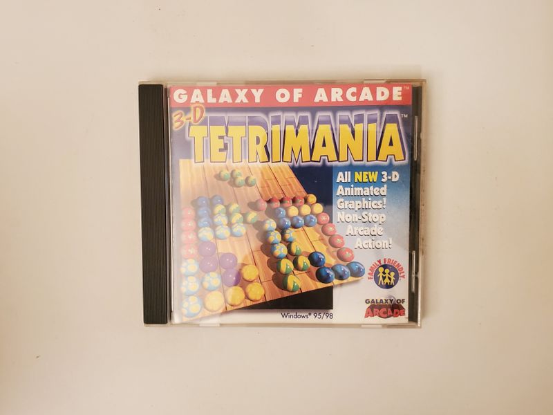 PC Galaxy of Arcade: 3-D Tetrimania video game