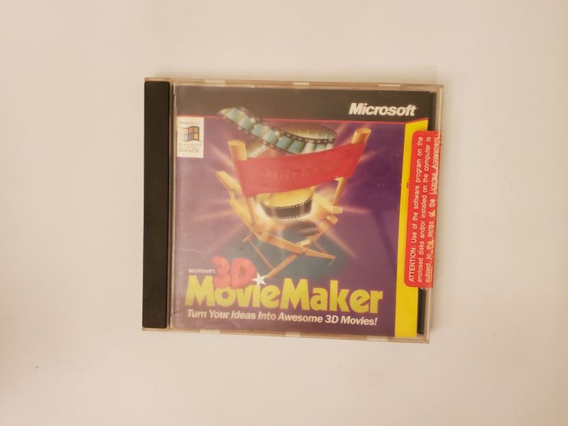 PC Microsoft 3D Movie Maker video game
