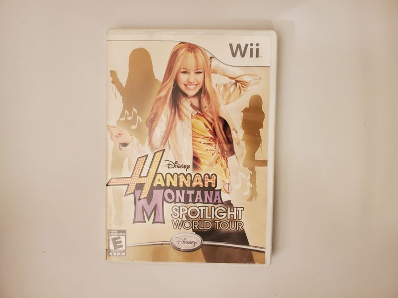 Nintendo Wii Hannah Montana Spotlight World Tour video game