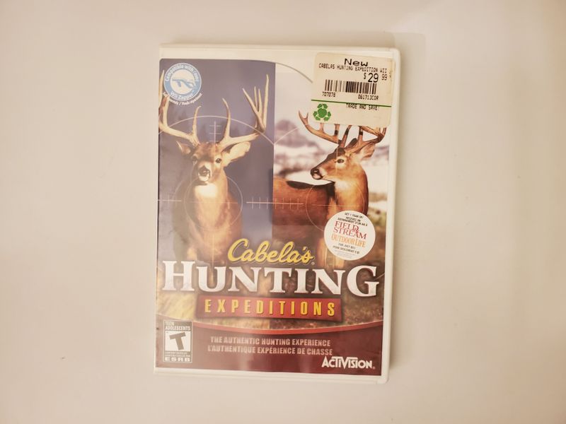 Nintendo Wii Cabela's Hunting Expeditions video game