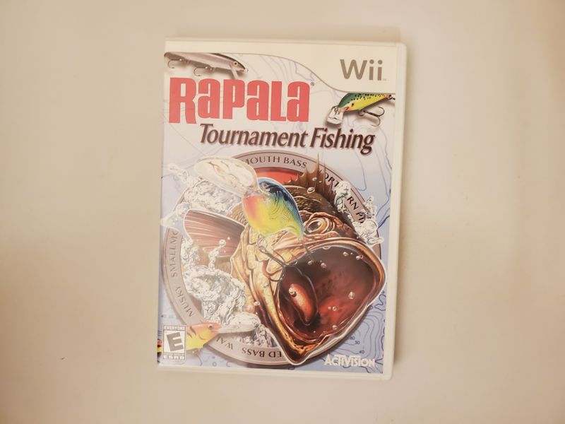 Nintendo Wii Rapala Tournament Fishing video game