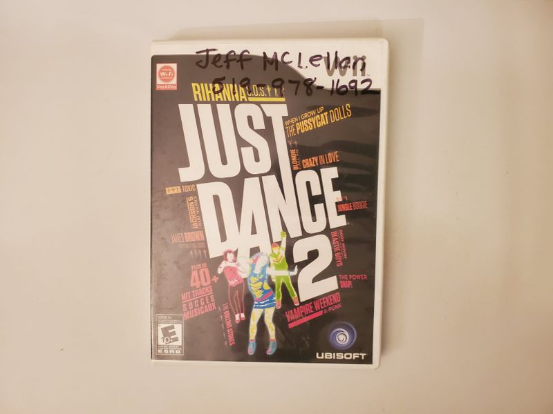 Nintendo Wii Just Dance 2 video game