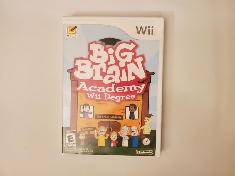Nintendo Wii Big Brain Academy Wii Degree video game