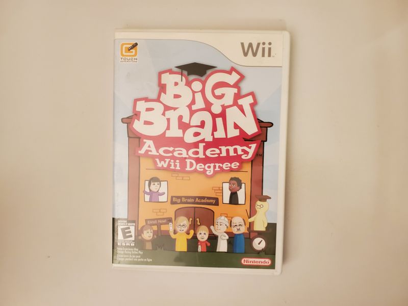 Nintendo Wii Big Brain Academy Wii Degree video game