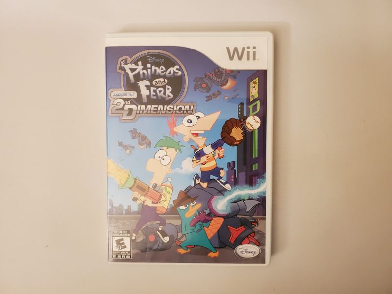 Nintendo Wii Phineas and Ferb: Across the 2nd Dimension video game