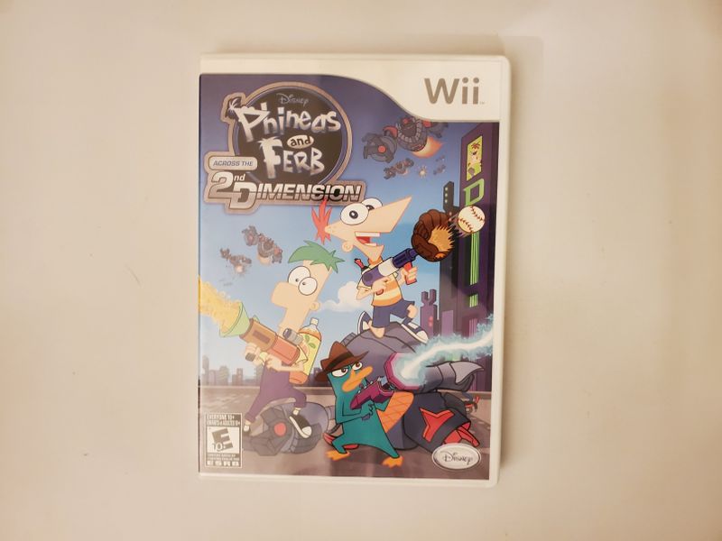 Nintendo Wii Phineas and Ferb: Across the 2nd Dimension video game