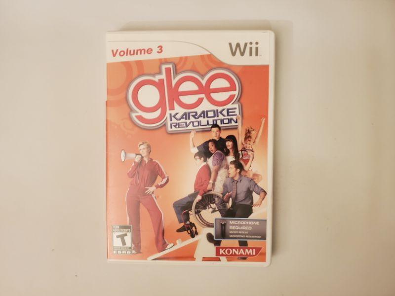 Nintendo Wii Glee Karaoke Revolution Volume 3 video game