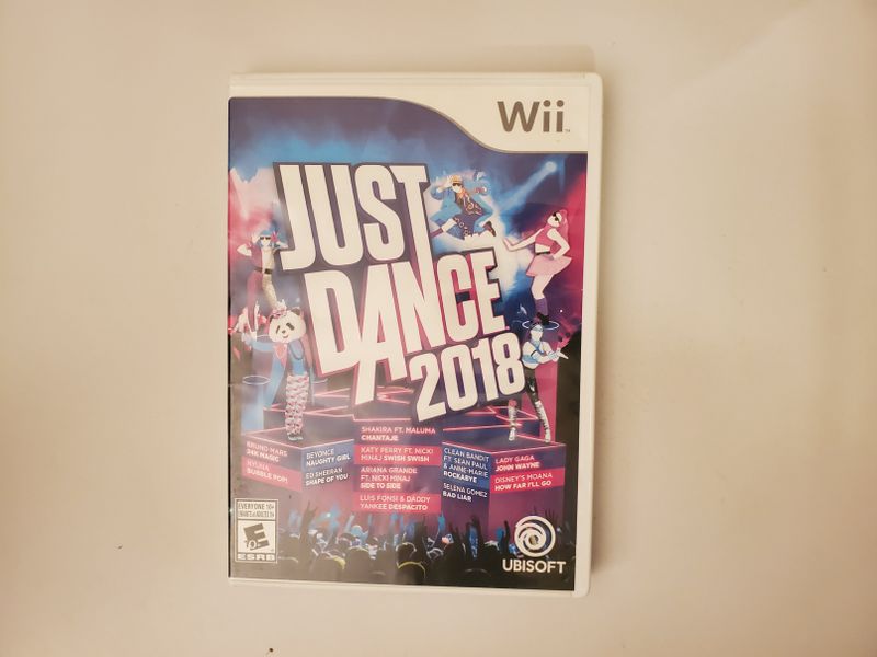 Nintendo Wii Just Dance 2018 video game