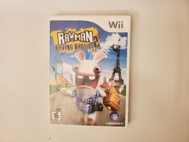 Nintendo Wii Rayman Raving Rabbids 2 video game