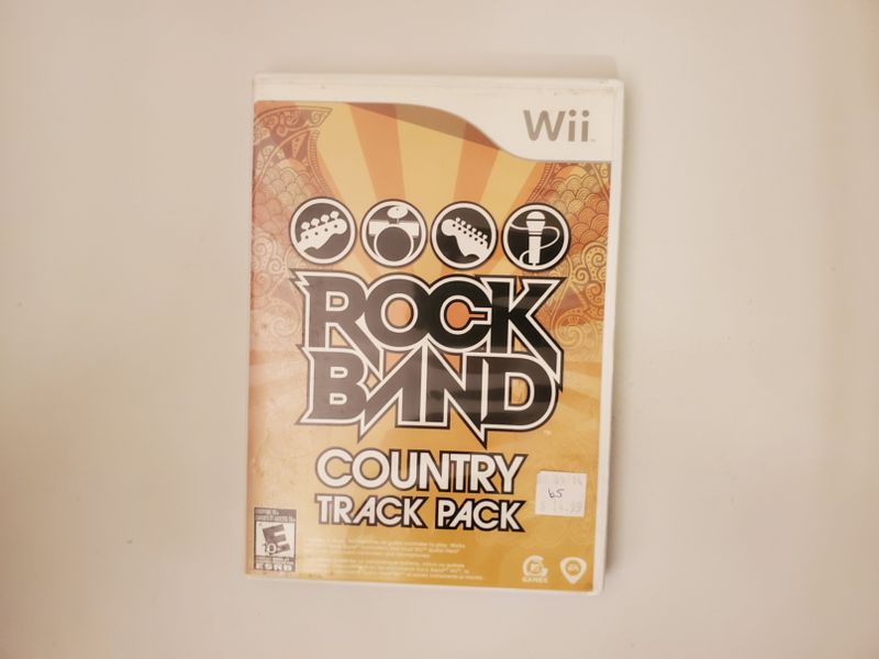 Nintendo Wii Rock Band Country Track Pack video game