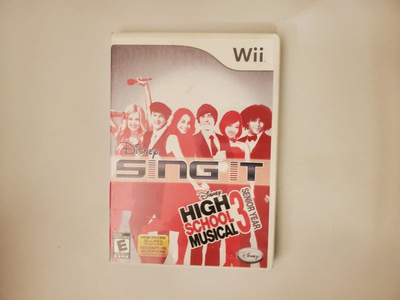 Nintendo Wii Disney Sing It: High School Musical 3 ? Senior Year video game
