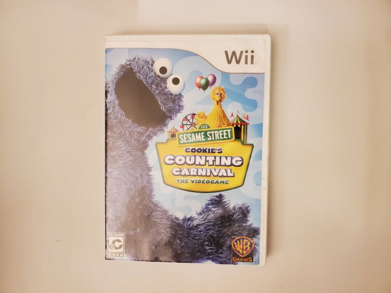 Nintendo Wii Sesame Street: Cookie's Counting Carnival The Videogame video game