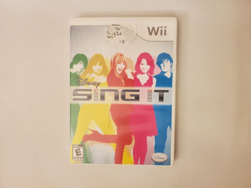 Nintendo Wii Disney Sing It video game