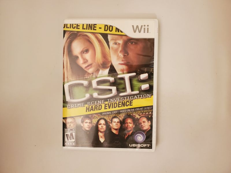 Nintendo Wii CSI: Crime Scene Investigation Hard Evidence video game